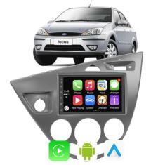 Kit Central Multimidia Android-Auto/Carplay Ford Focus 2001 2002 A 200