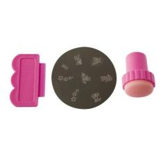 Carimbo Para Decoração De Unhas Infantil Marco Boni, Rosa