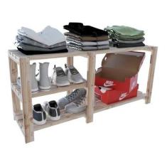 Sapateira Minimalista 100% Pinus Tênis Em Oferta Reforçada - Technox