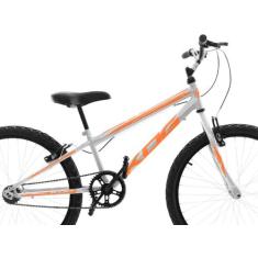 Bicicleta Infantil Masculina Aro 24 KOG Alumínio Rebaixada, Prata, Lar