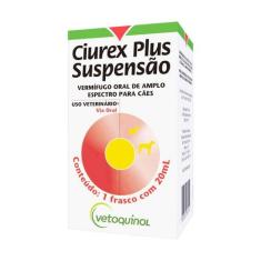 Vermífugo para cães Ciurex suspensão 20ml Vetoquinol
