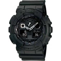 Relógio Masculino Casio G-Shock Anadigi Preto GA-100-1A1DR