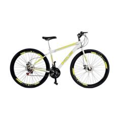 Bicicleta Aro 29 Kls Sport Gold Freio Disco Mtb 21 Marchas, Branco, Am