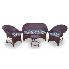 Conjunto De Sofá 1 Sofá + 2 Poltronas + 1 Mesa Centro