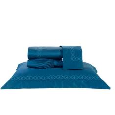 Jogo de Lençol Casal 4 Peças 100% Algodão Egípcio Percal 400 fios Daka