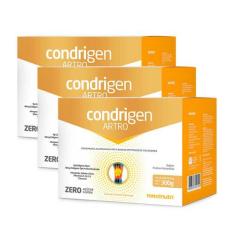 Kit 3 Condrigen Artro Colágeno Tipo 1 e 2 Frutas Amarelas - Maxinutri
