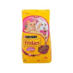 Ração Premium para Gato Friskies Adulto - Mix de Carnes 3kg, Carne, 3k