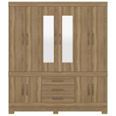 Guarda Roupa Casal 10 Portas Com Espelho 83530EL Amendola Touch Demobile