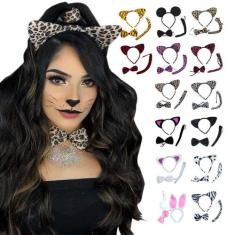 Fantasia Infantil e Adulto Animais da Floresta de Halloween e Carnaval