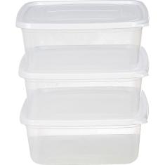 Conjunto 3 Potes Quadrado 4,25l PO19 São Bernardo Variado