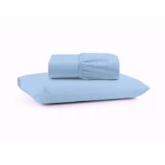 Jogo de Lençol SOLTEIRO Algodão 200 Fios 2 Peças Lençol de Solteiro Al