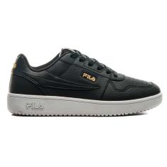 Tenis Fila Acd Classic Feminino,Preto/Dourado,34
