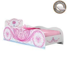 Cama Infantil Carruagem Com Colchão Móveis Estrela