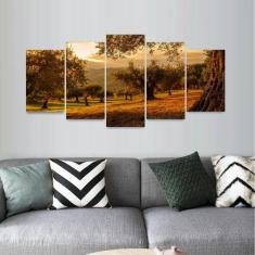 Quadro decorativo Paisagem Natureza Mosaico Sala