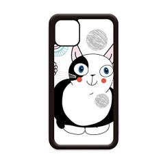 Capa Animal Cute Fat Cat Smile para iPhone 12 Pro Max para Apple Mini Mobile Case Shell