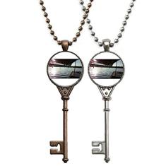 OFFbb-USA Colar com pingente de pescador para decoração de casais