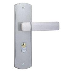 Fechadura para Porta de Entrada Externa com Espelho Capri 40mm Mgm Alumínio