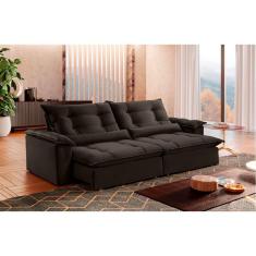 Sofá Retrátil e Reclinável Apolo 1,80m 02 Lugares Mola Ensacada TXR