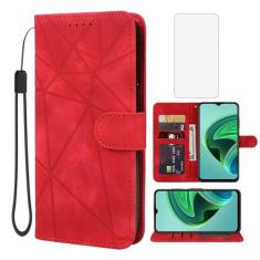 Wanyuexes Capa para Redmi 10 5G, Capa carteira Redmi 10 Prime+ 5G/Redmi 11 Prime 5G com protetor de tela de vidro temperado, capa flip de couro com suporte para cartão de crédito para Xiaomi Redmi 10