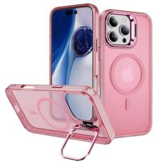 Hitaoyou Capa para iPhone 15 Pro Max compatível com Magsafe, suporte de câmera transparente transparente para iPhone 15 Pro Max, capa protetora resistente à prova de choque para iPhone 15 Pro Max,