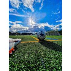 5 Quebra-Cabeça Cognitivo Reabilitação Idosos Futebol - Coleção TEA e 