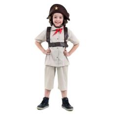 Fantasia de Lampião Infantil Luxo Com Chapéu e Cartucheira - Sulameric