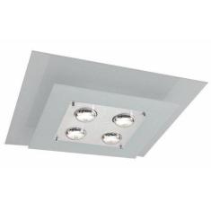 Plafon de Vidro Quadrado 50cm 131 Pantoja & Carmona