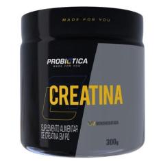 CREATINA PROBIÓTICA 300g 100% PURA, 300g, Sem sabor