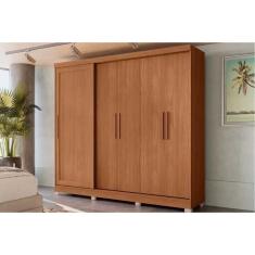 Guarda Roupa 5 Portas E 4 Gavetas C- Pés Cb03n564 Canela - Kappesberg