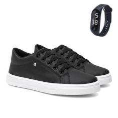 Tênis Feminino Dia a Dia Super Leve E Macio + Relógio 17000-Masculino