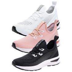Kit 3 Pares Tênis Feminino Esportivo para Academia Caminhada-Feminino