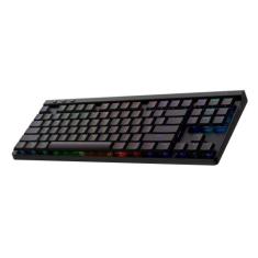 Teclado Sem Fio Mecânico Gamer Logitech G515, RGB, Bluetooth, com Desi