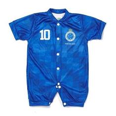 Macacão Cruzeiro Bebê Curto Azul - Torcida Baby