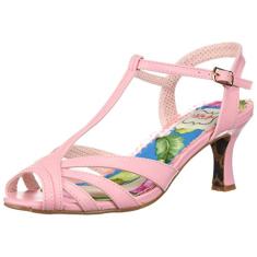 Bettie Page Sandália feminina de salto Bp300-layla, rosa, 9 B US