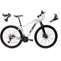 Bicicleta Aro 29 Ksw Xlt Alumínio 24v Câmbios Shimano Garfo Suspensão - Branco