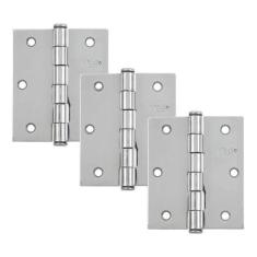 Dobradiça Aço Inox - Para Porta E Janela De Madeira