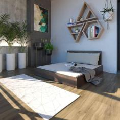 Sofá Chaise Rustic Versatti Nogueira