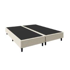 base para cama box queen stella (40x158x198) bege