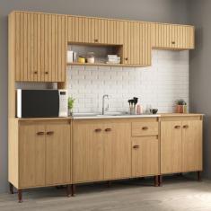 Cozinha Modulada 5 Peças sem Tampo Torino Movelbento - Mel