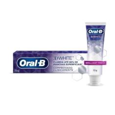 Creme Dental Oral-B 3D White Brilliant Fresh 70g - Oral B