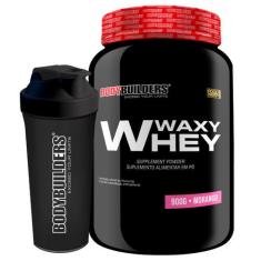 KIT Whey Protein Waxy Whey 900g + Coqueteleira - Bodybuilders,  Morang