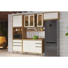 Cozinha Modulada Completa Tempranillo 5 Peças (2Aéreos+1Balcão+1TorreQ