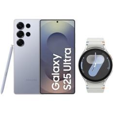 Samsung Galaxy S25 Ultra 5G 512GB Galaxy AI - Titânio Azul + Smartwatc