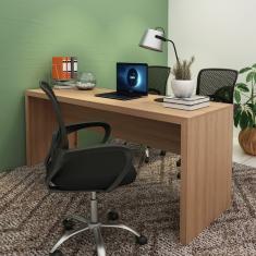 Mesa Para Escritório 180cm Me4185 Amendoa