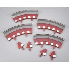 Bordas Da Curva Com Barreiras De Pista Autorama 1/32 4 Peças - SCX®, C
