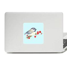 Adesivo de vinil pássaro magpie cinza paster laptop decoração PC