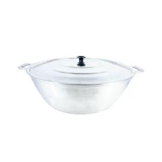 Tacho Panela Restaurante Alça Alumínio Fundido Polido 35cm