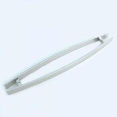 Puxador para Porta Duplo Chato em Inox Eco 50cm Geris Prata