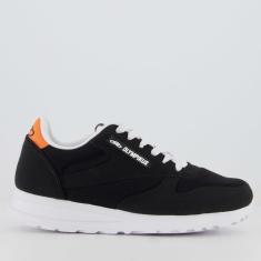 Tênis Olympikus Jogging 101 Preto e Branco  masculino