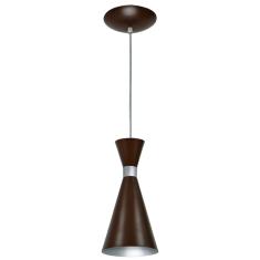 Lustre Pendente Flórida De Alumínio Tabaco